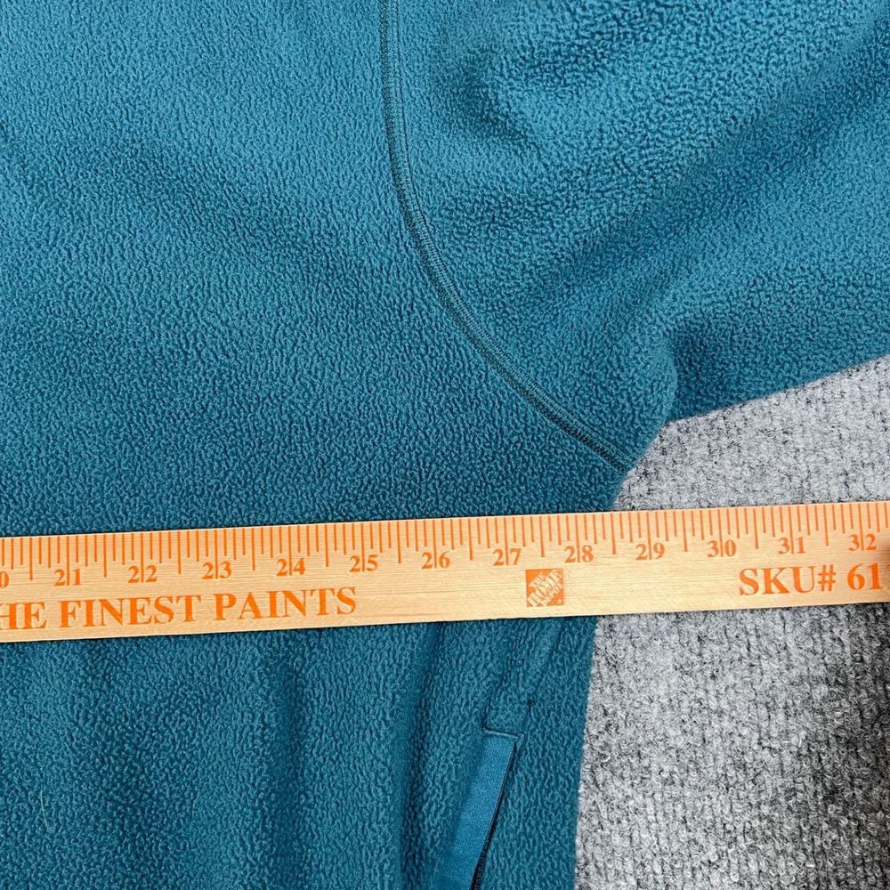 Lululemon Oversized Fleece Half Zip Pullover Mens XXL Teal Blue Jacket LM3DTCS - Picture 8 of 10